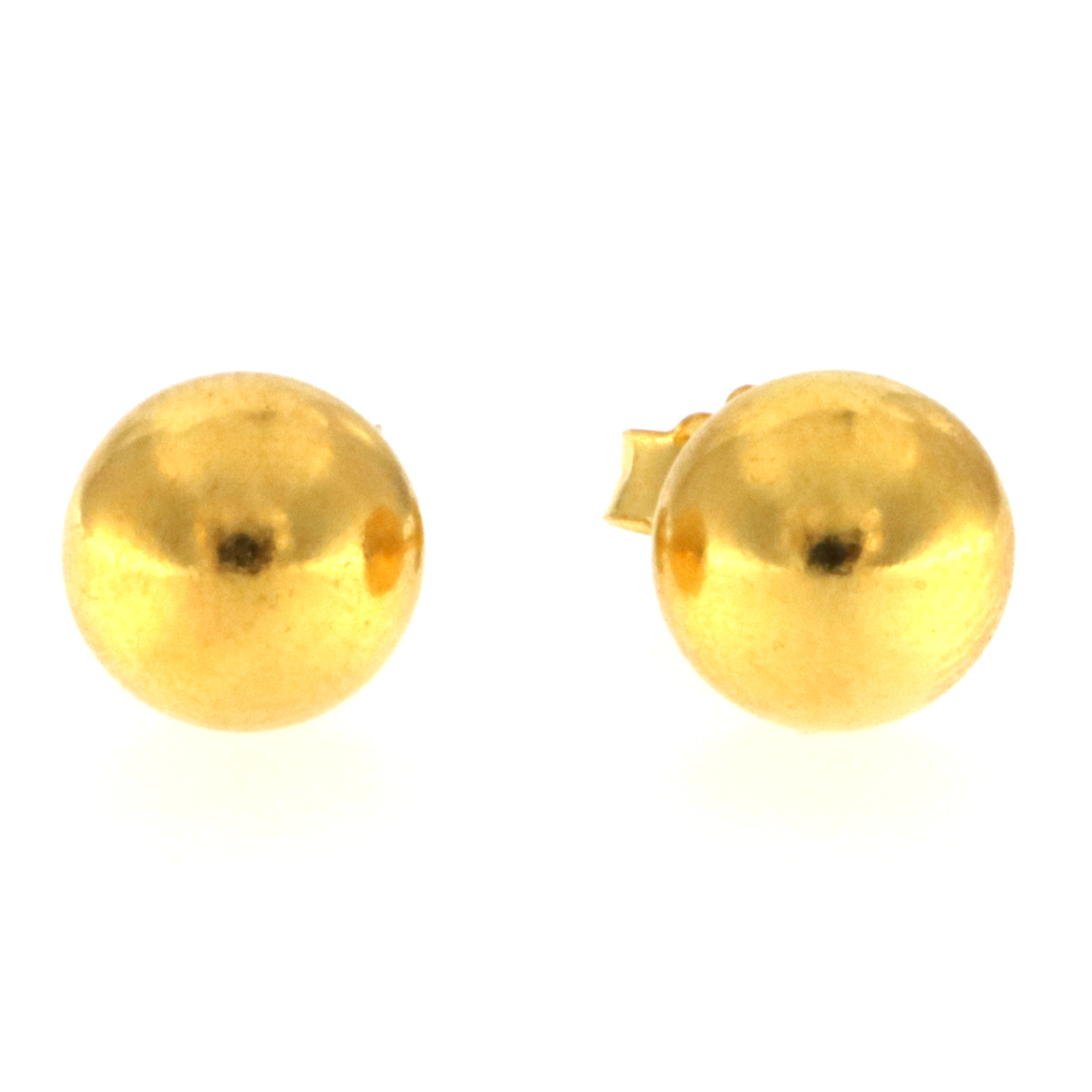 22ct Real Gold Asian/Indian/Pakistani Style Ball Stud Earrings